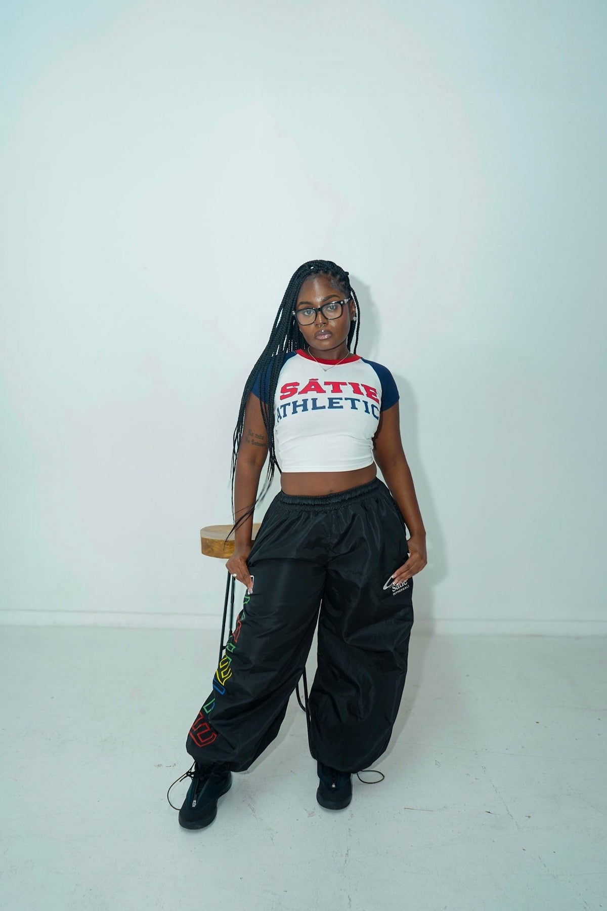 "Satie" Lollipop Raglan Baby Tee — product image