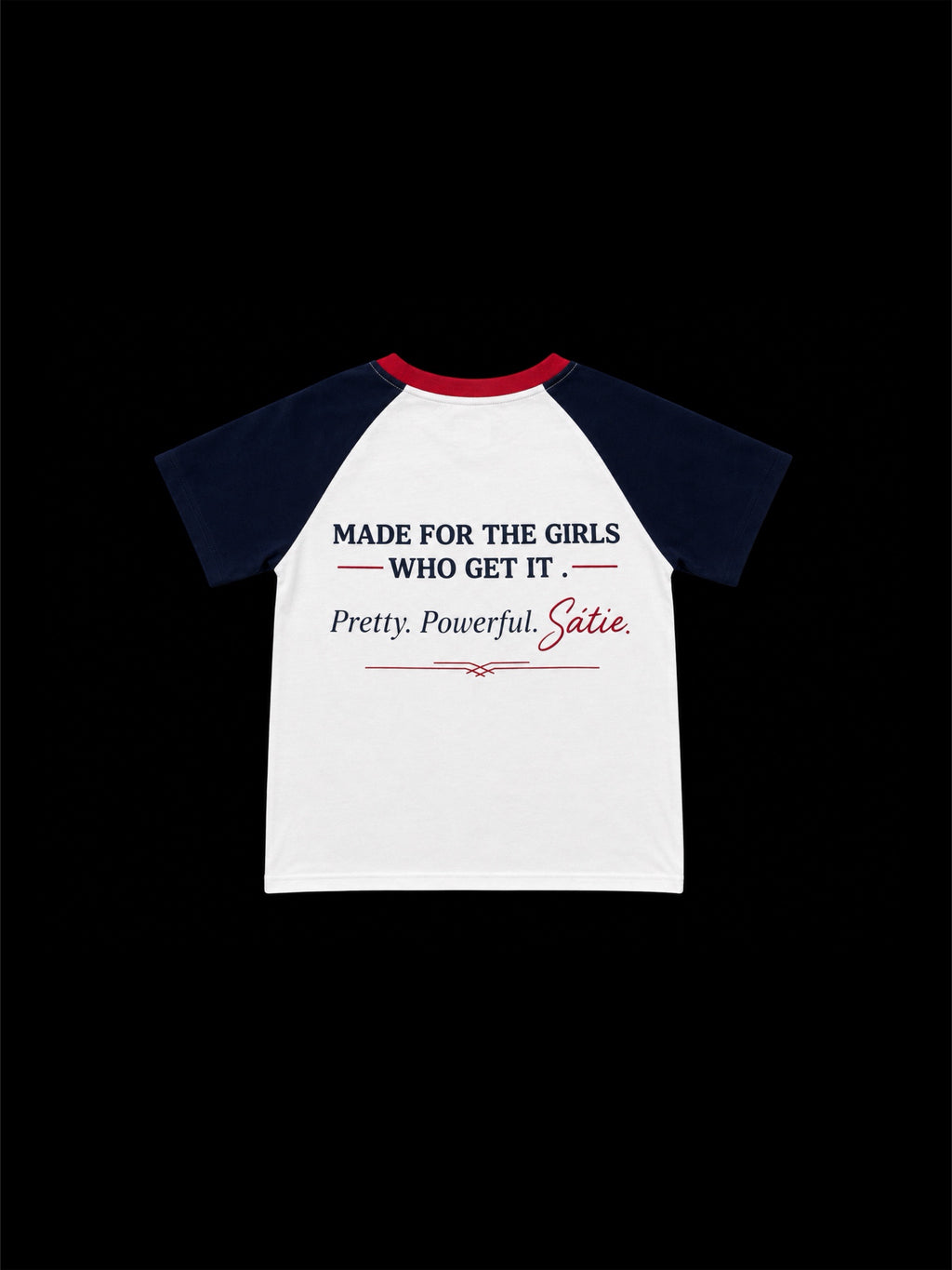 "Satie" Lollipop Raglan Baby Tee