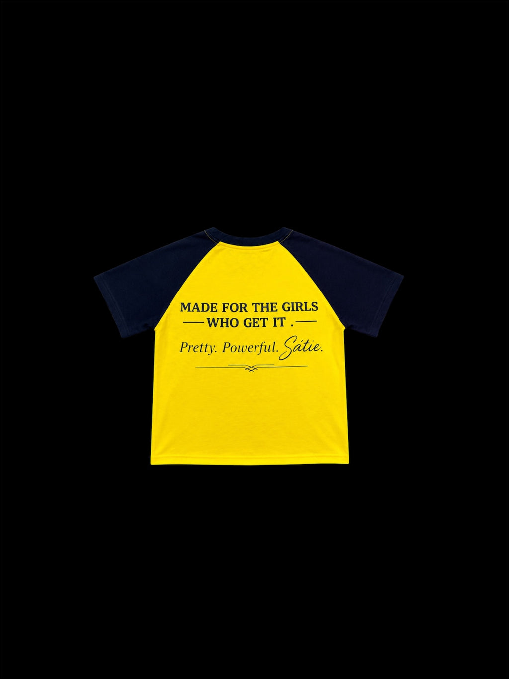 "Satie" Michigan Raglan Baby Tee