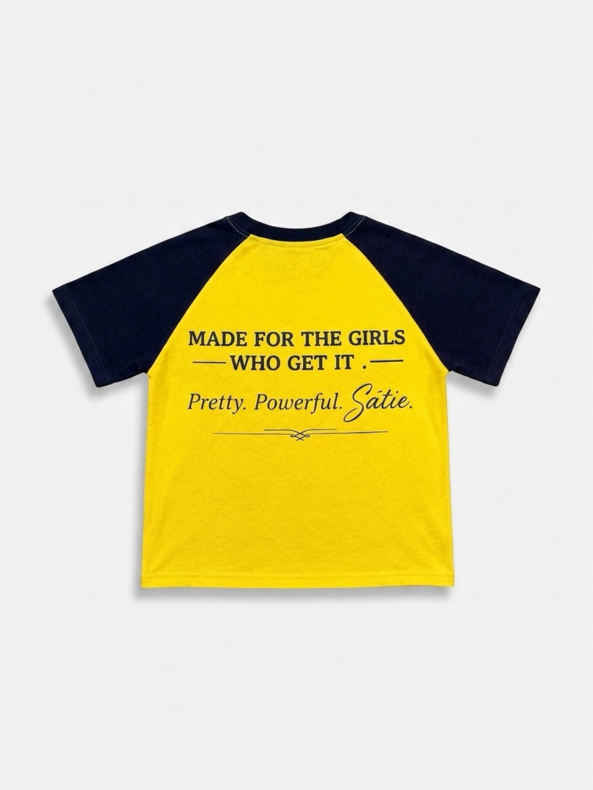 "Satie" Michigan Raglan Baby Tee