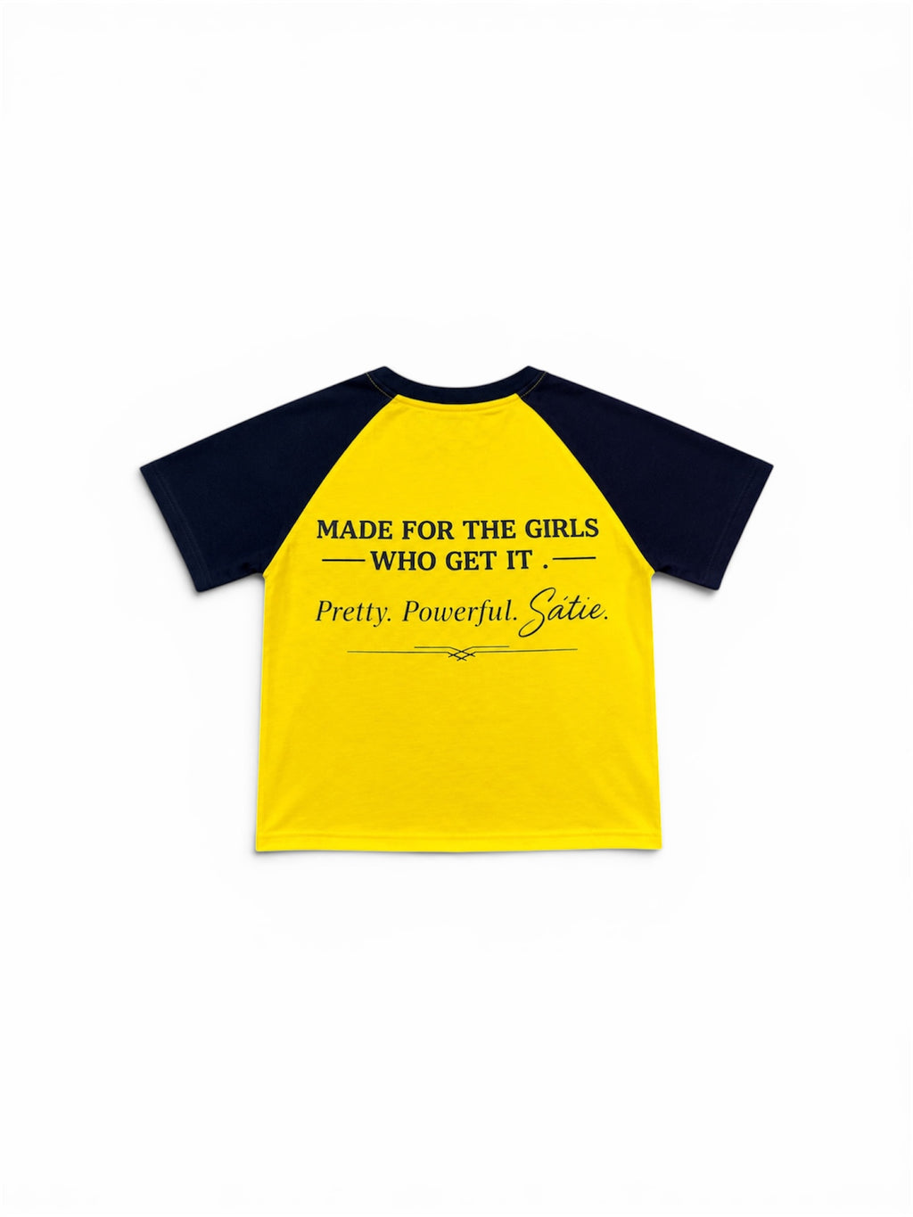 "Satie" Michigan Raglan Baby Tee