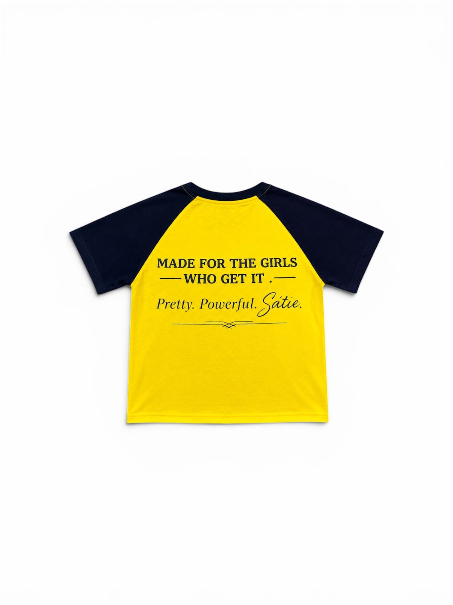 "Satie" Michigan Raglan Baby Tee